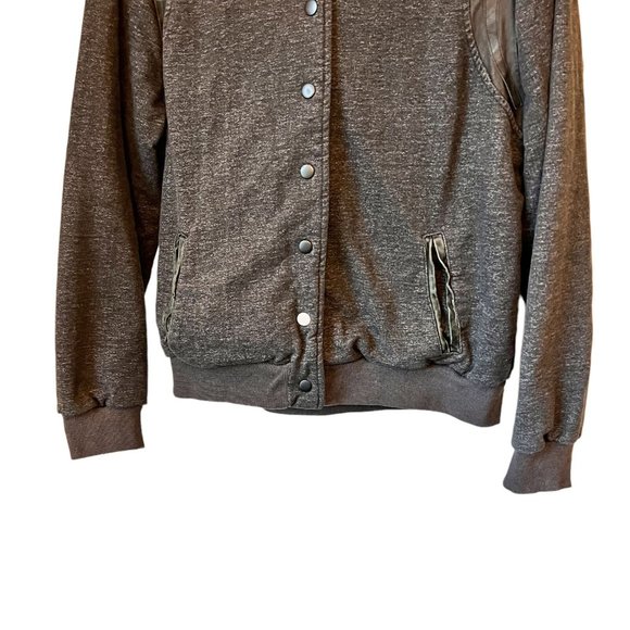 Hurley Mens Jacket Black Pockets Long Sleeve Button Front Hooded Size Large - Picture 4 of 12